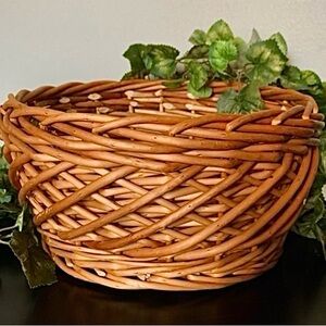 Hand Woven Wicker Basket